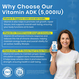 LifeStrength Vitamin ADK Supplement capsules in a spoon