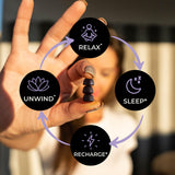 Lifestyle image of Auri Super Mushroom Chill Gummies with herbal decor
