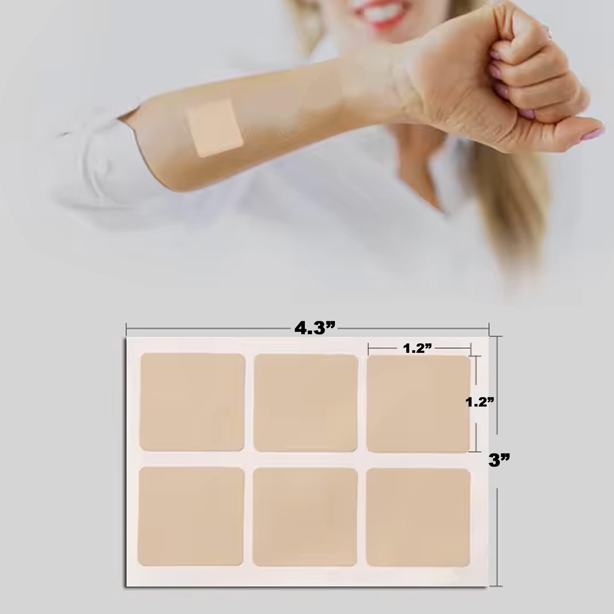 Lifestyle image of BUONVEZZO Wellness Patches in use