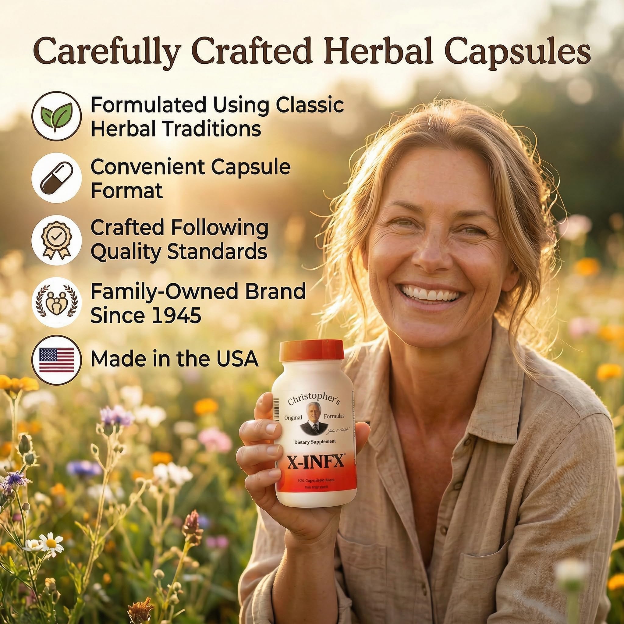 Lifestyle image of Christopher's Herbal Blend on a kitchen counter