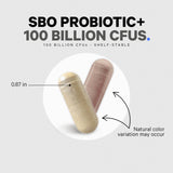Lifestyle image of Codeage SBO Probiotic+ with fresh vegetables