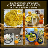 Lifestyle image of cooking with Lakadong Turmeric Powder