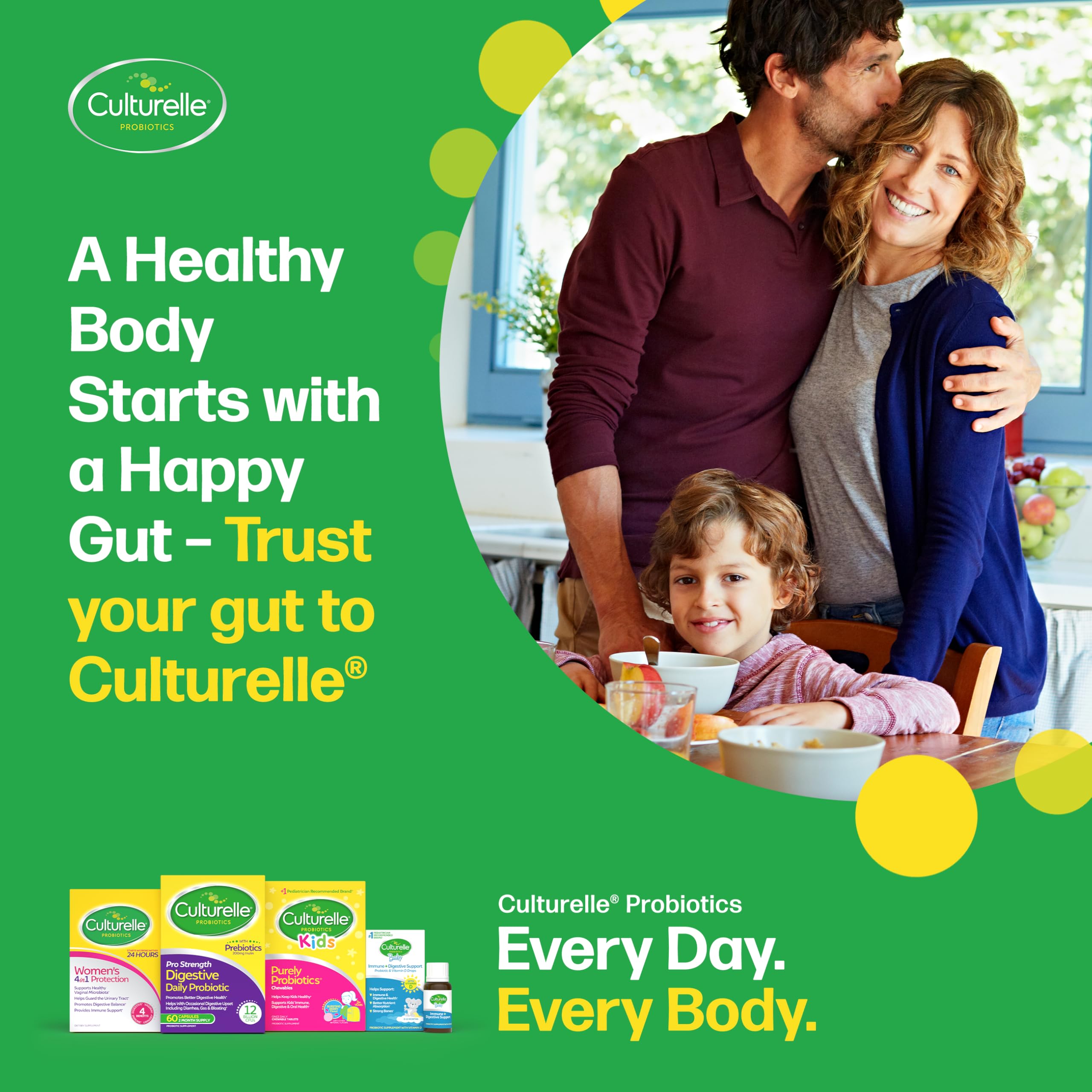 Lifestyle image of Culturelle Women's Probiotic Gummies with fruits