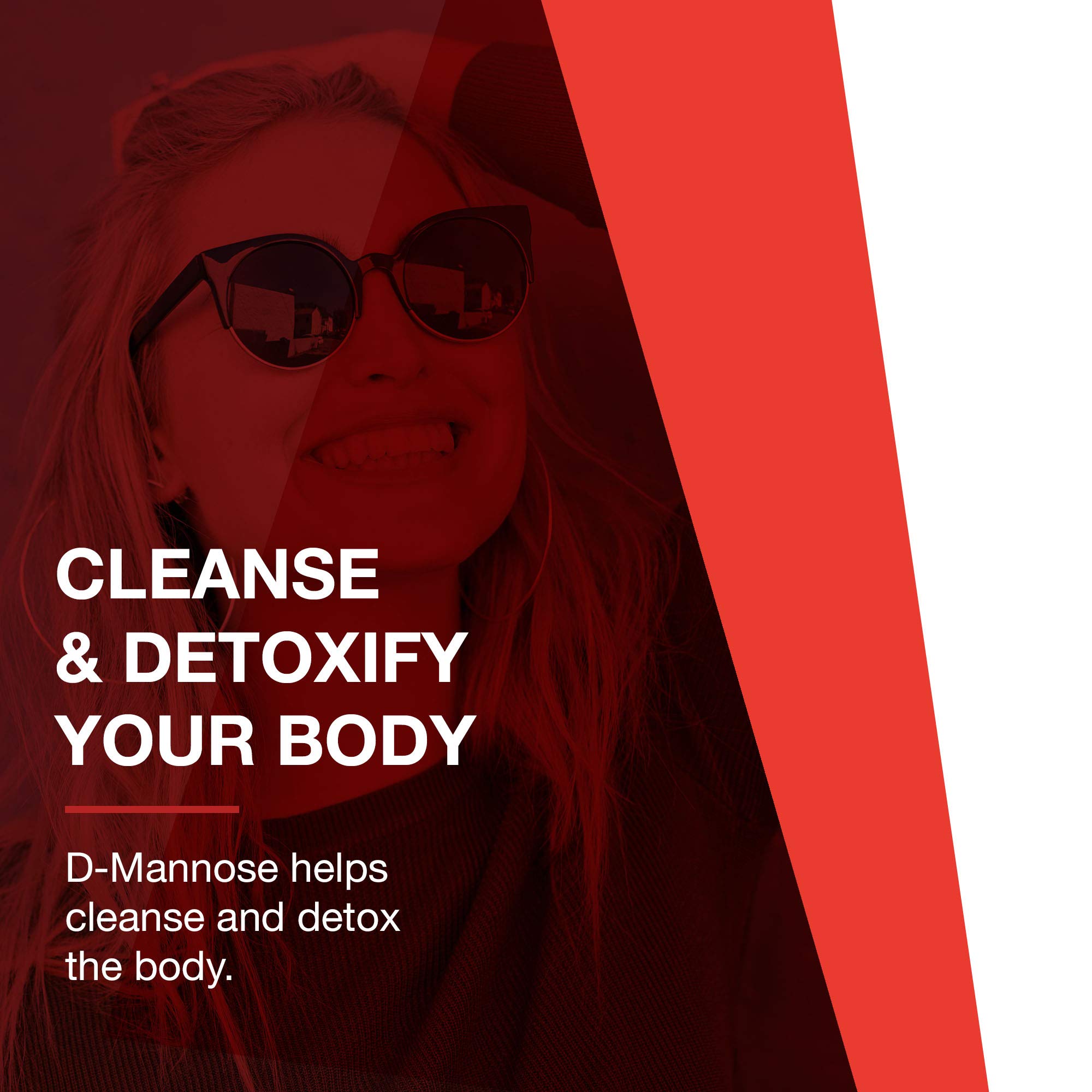Lifestyle image of D-Mannose Powder with other health supplements