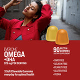 Lifestyle image of Ever One Omega 3-6-9 Gummies on a kitchen counter