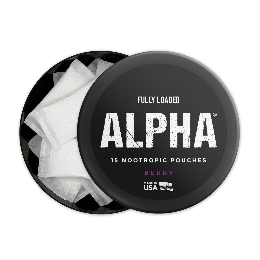 Lifestyle image of Fully Loaded Bullseye Nootropic Pouches in use