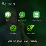 Lifestyle image of Harmony Nutraceuticals Papaya Leaf Extract on a wooden table