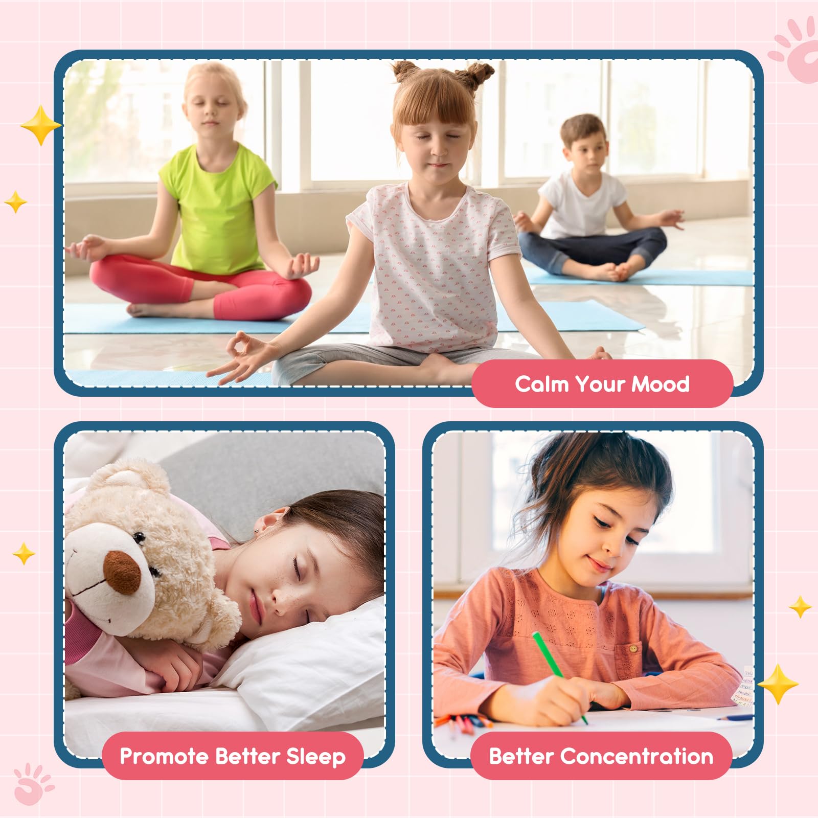 Lifestyle image of Hovika Magnesium Sleep Gummies with a family