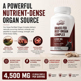 Lifestyle image of Leaping Lynx Beef Liver Capsules on table