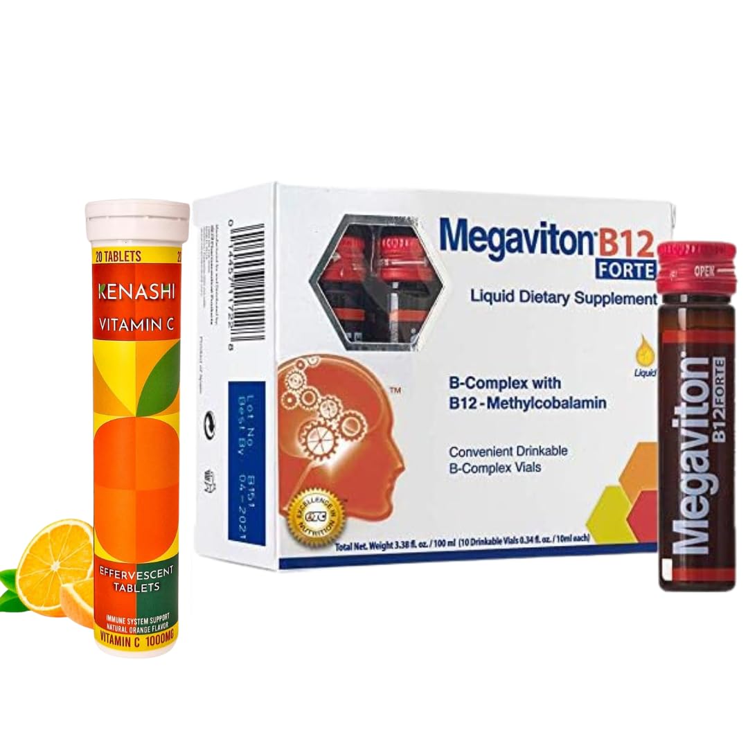 Lifestyle image of Megaviton and Kenashi products on a desk