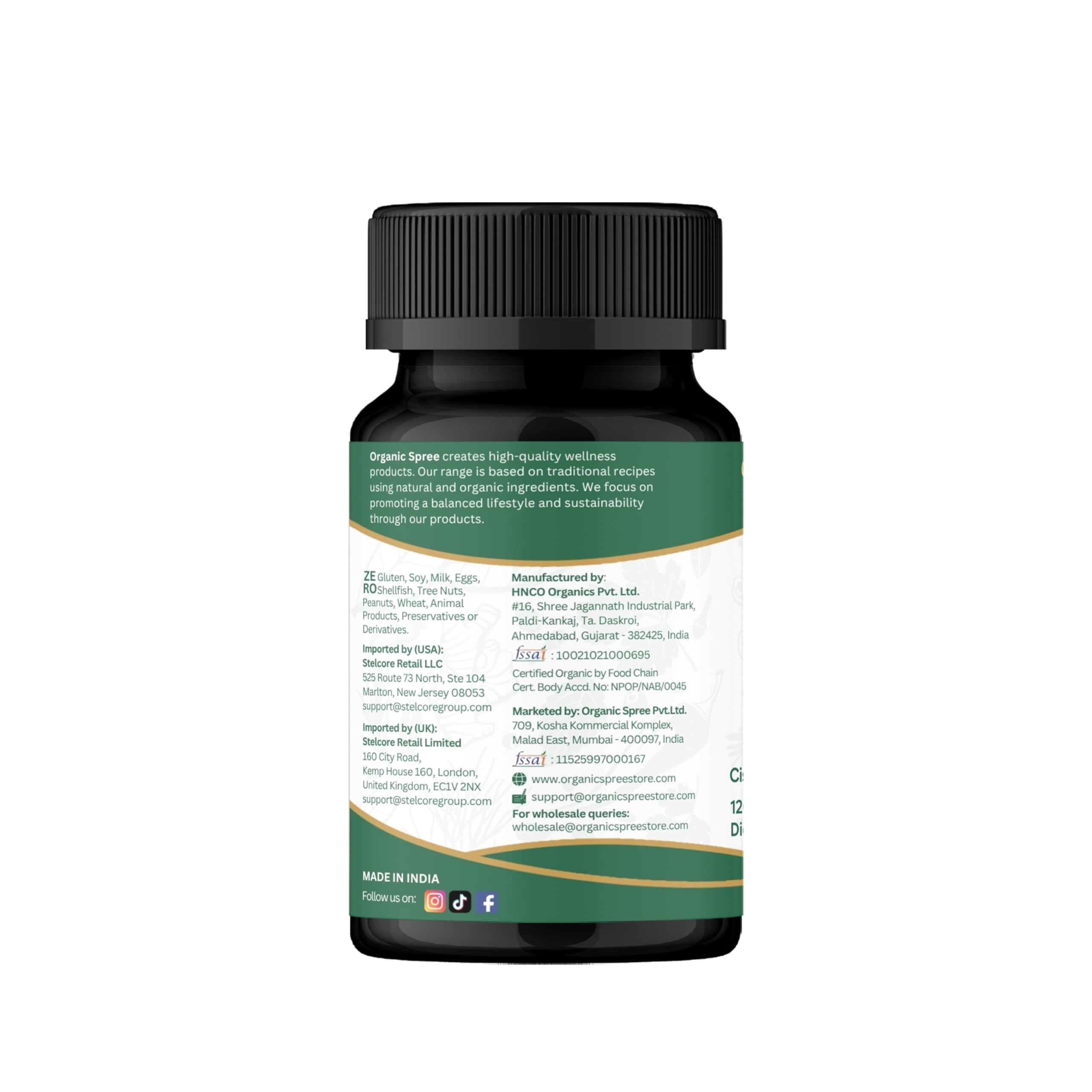 Lifestyle image of ORGANIC SPREE Cissus Quadrangularis Tablets