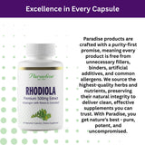 Lifestyle image of Paradise Herbs Rhodiola Rosea capsules