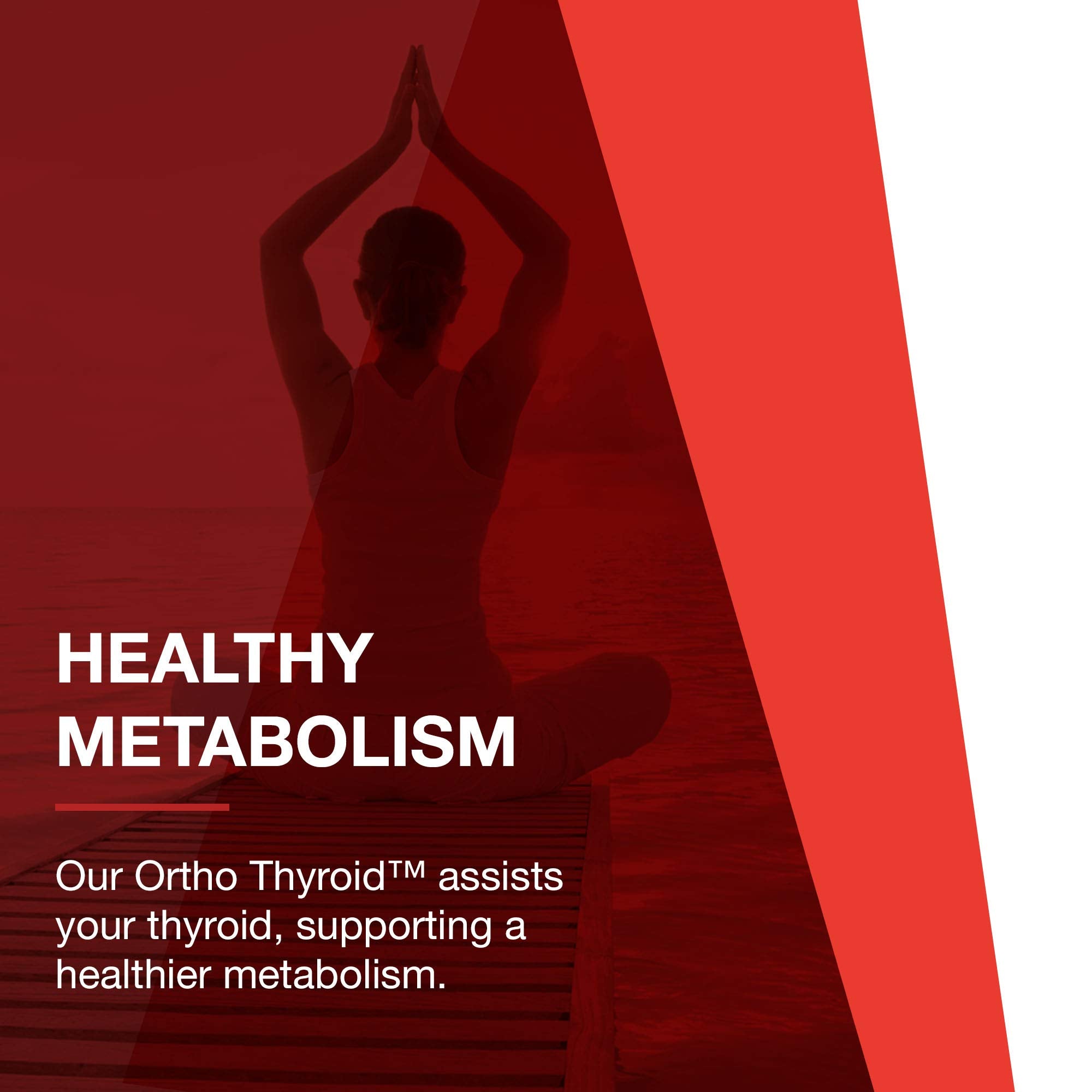 Lifestyle image of PROTOCOL FOR LIFE BALANCE Ortho Thyroid capsules on a table