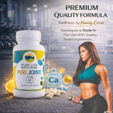 Lifestyle image of PURE LIFE NATURAL Joint Support Supplement on a kitchen counter