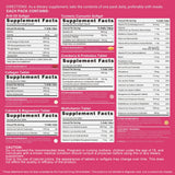 Lifestyle image of RevitaPlus Women's Multivitamin Supplement Pack in a kitchen setting