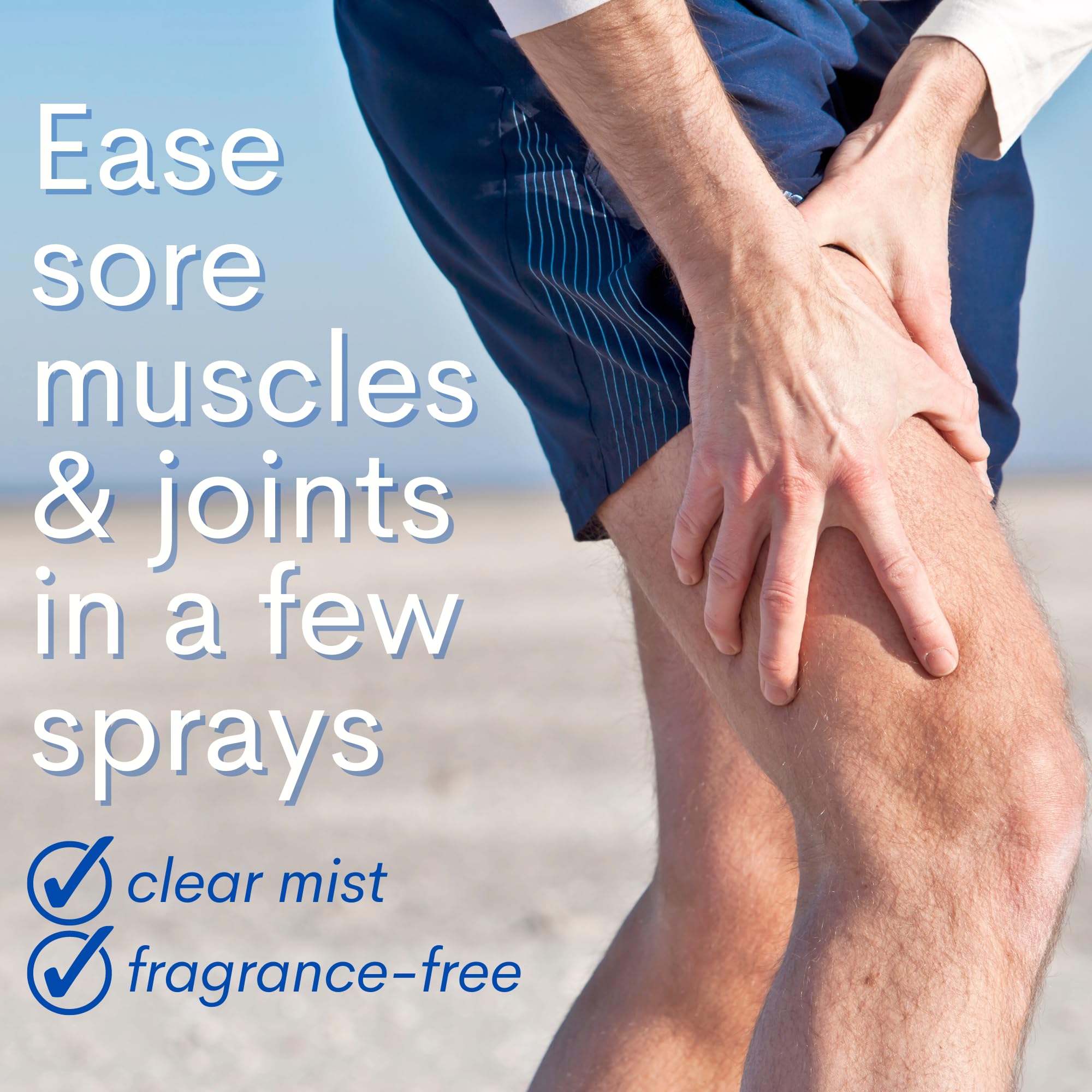 Lifestyle image of ShiKai Magnesium Body Ease Spray in use