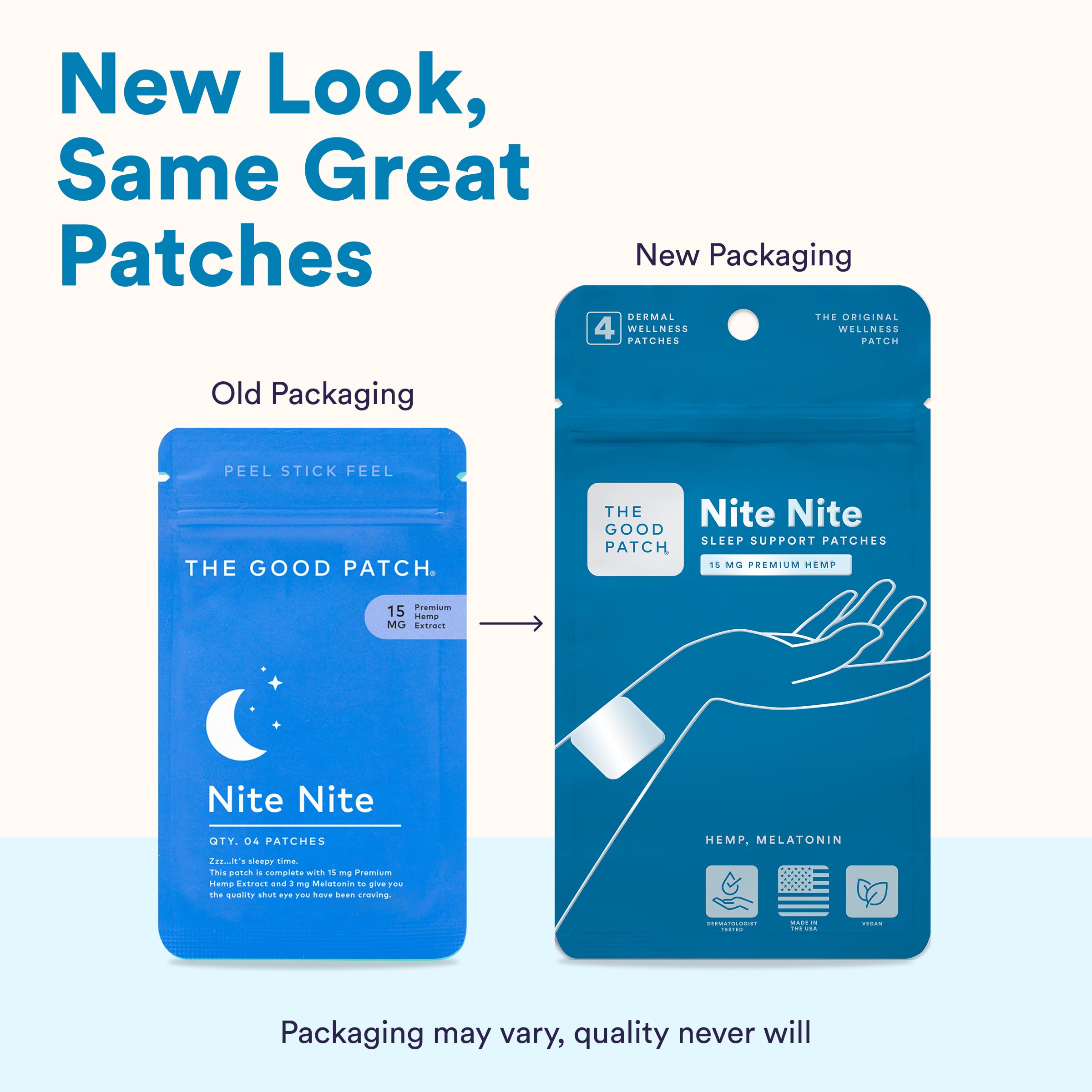 Lifestyle image of The Good Patch Nite Nite Hemp Melatonin Sleep Patches