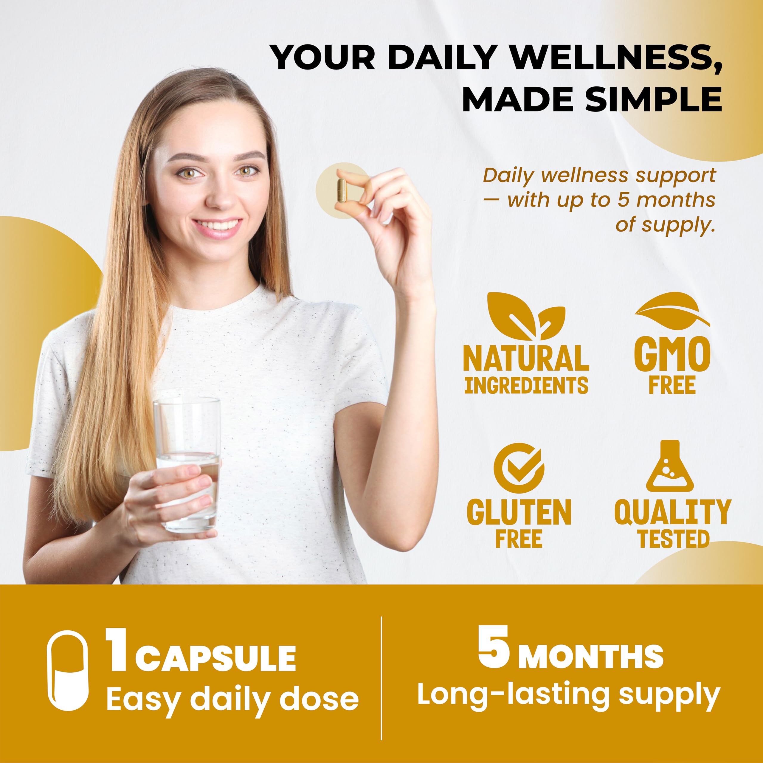 Lifestyle image of ULTRA HERBS Maca Root Supplement on a wooden table