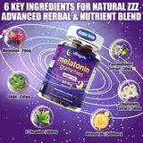 Lifestyle image of Verdigoris Melatonin Gummies on a bedside table