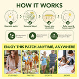 Lifestyle image of WELOSUER Mood+ Patches in daily use