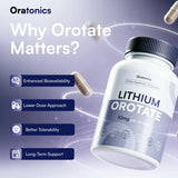 Lifestyle scene featuring ORATONICS Lithium Orotate on a kitchen counter