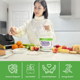 Lifestyle scene featuring Paradise Herbs Protein & Superfoods Blend