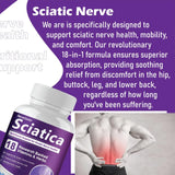 Lifestyle scene of Nerve Savior supplement bottle on a desk