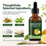 Lifestyle scene of RiRywony Cortisol Supplements on a table