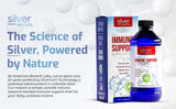 Lifestyle scene with American Biotech Labs Silver Biotics daily wellness Support bottle