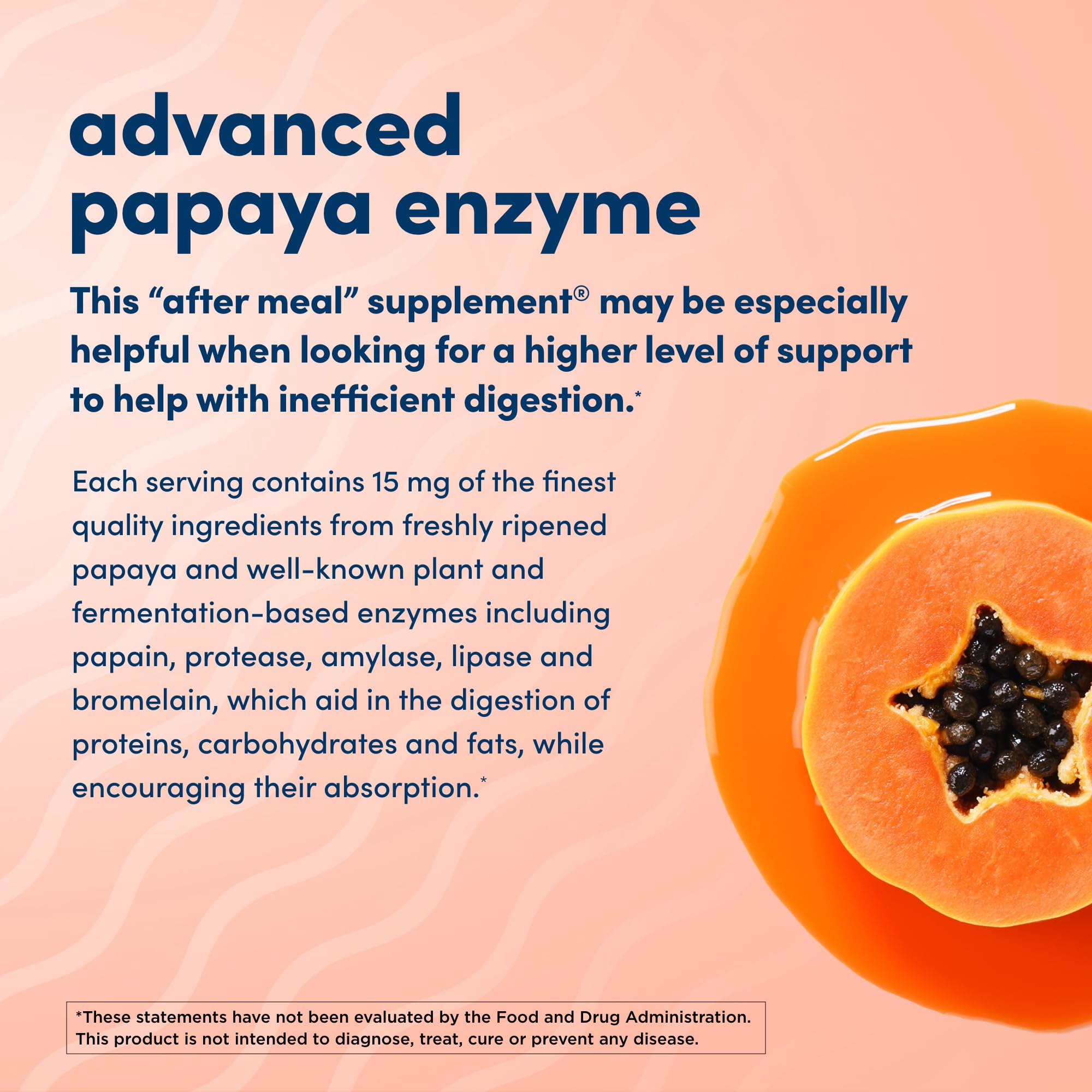 Lifestyle scene with American Health Super Papaya Enzyme Plus chewables on a kitchen counter
