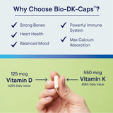 Lifestyle scene with BIOTICS RESEARCH Bio-DK Caps on a kitchen counter