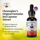 Lifestyle scene with Christopher's Hot Cayenne Extract on a kitchen counter