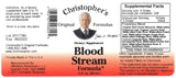 Lifestyle scene with Christopher's Original Formulas Blood Stream Formula on a wooden table