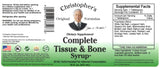Lifestyle scene with Christopher's Original Formulas Complete Tissue and Bone Syrup