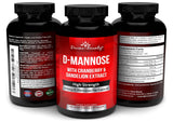 Lifestyle scene with Divine Bounty D Mannose capsules on a table