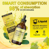 Lifestyle scene with Generic Organic Mullein Drops on a kitchen counter