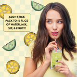 Lifestyle scene with Legendairy Milk She's Thirsty Lemon-Lime mix outdoors
