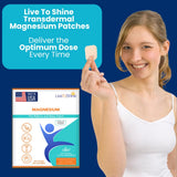 Lifestyle scene with Live To Shine Magnesium Chloride Patches