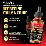 Lifestyle scene with MILIVOL Berberine Liquid Drops