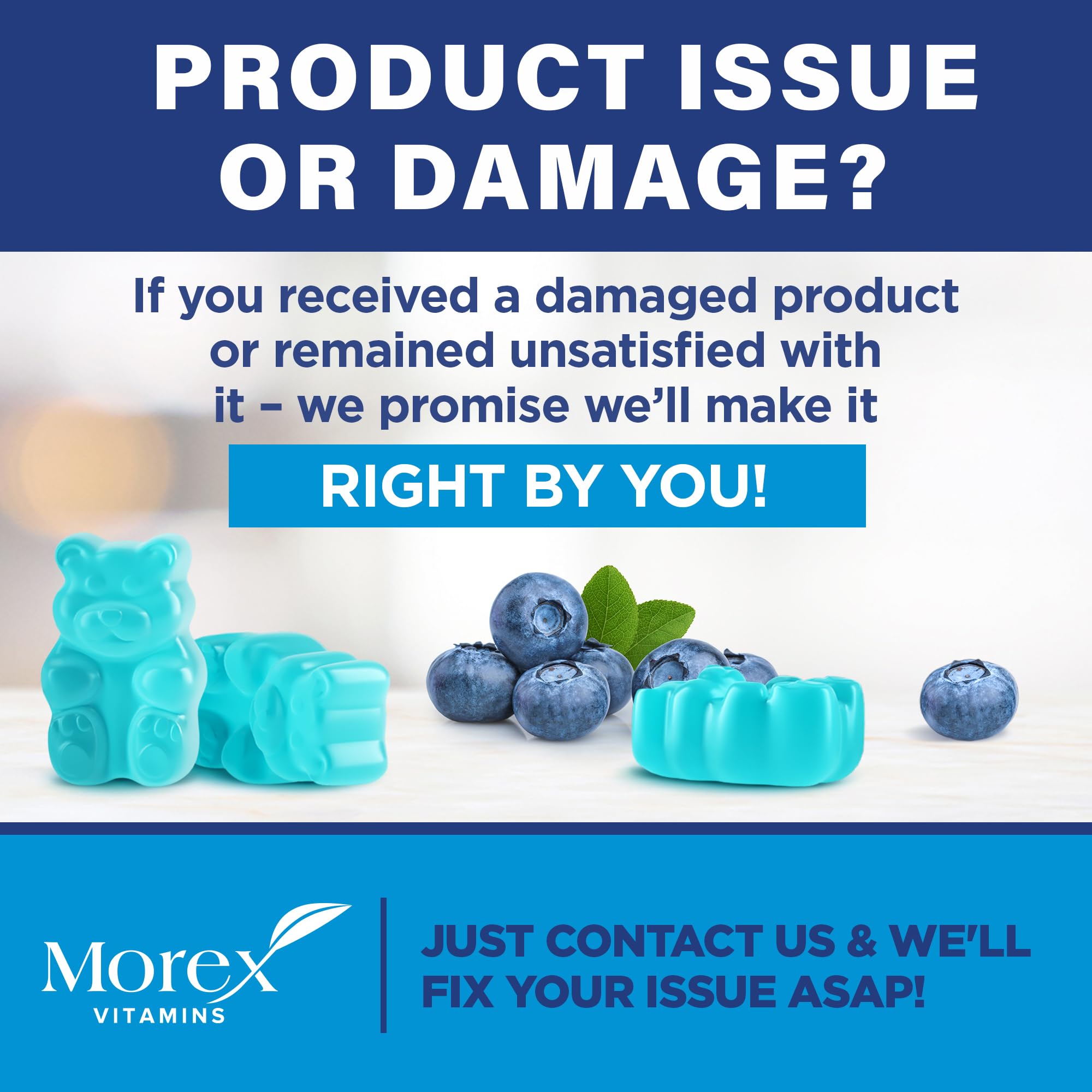 Lifestyle scene with MOREX VITAMINS Biotin Gummies