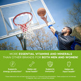 Lifestyle scene with Noor Vitamins Adult Multivitamin on kitchen counter