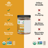 Lifestyle scene with ORGANIC INDIA Ashwagandha Gummies on a kitchen counter