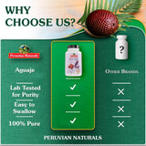 Lifestyle scene with Peruvian Naturals Aguaje Capsules on a table