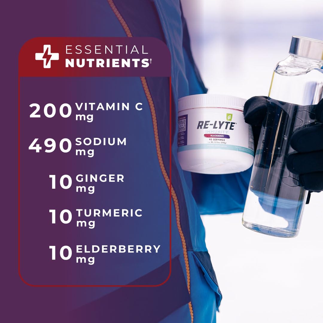Lifestyle scene with REDMOND Re-Lyte daily wellness Multivitamin Drink Mix
