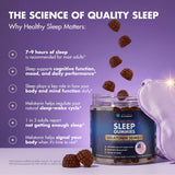 Lifestyle scene with Secret Element Mixed Berry Gummies on a bedside table