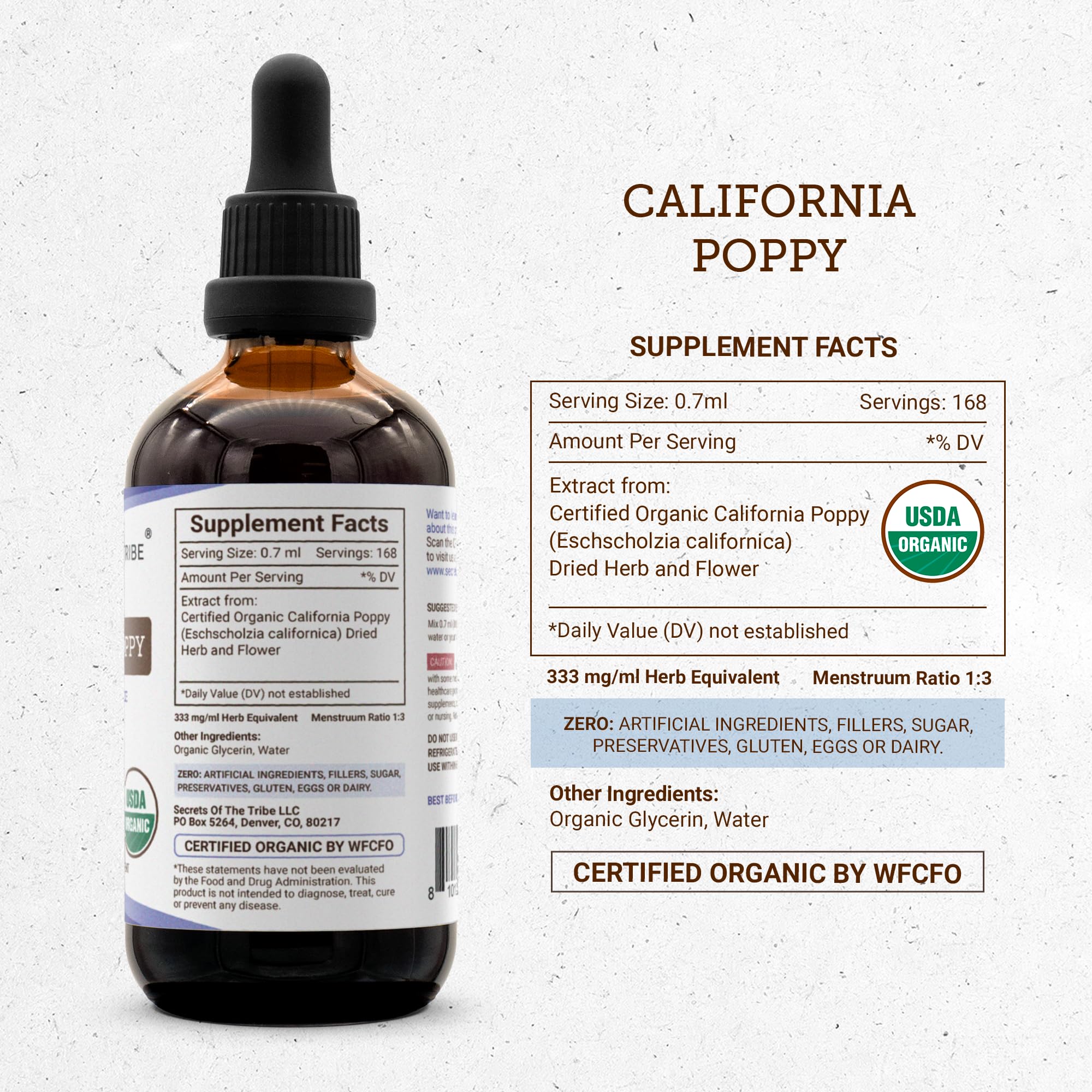 Lifestyle scene with Secrets of the Tribe Sleep Tincture on a bedside table