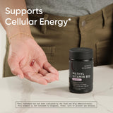 Lifestyle scene with Sports Research Methyl B12 Liquid Veggie Capsules