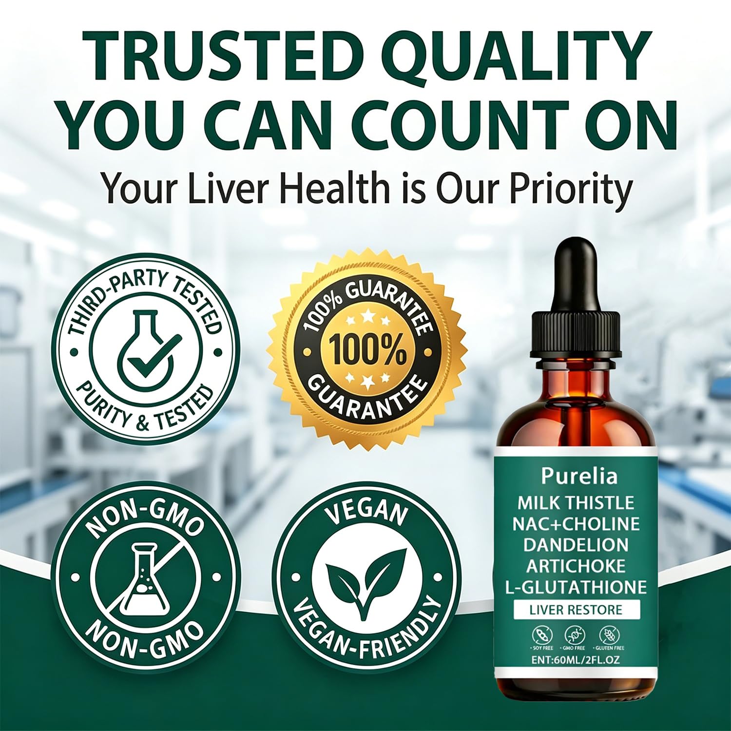 Lifestyle scene with UCHIHA Milk Thistle Supplement