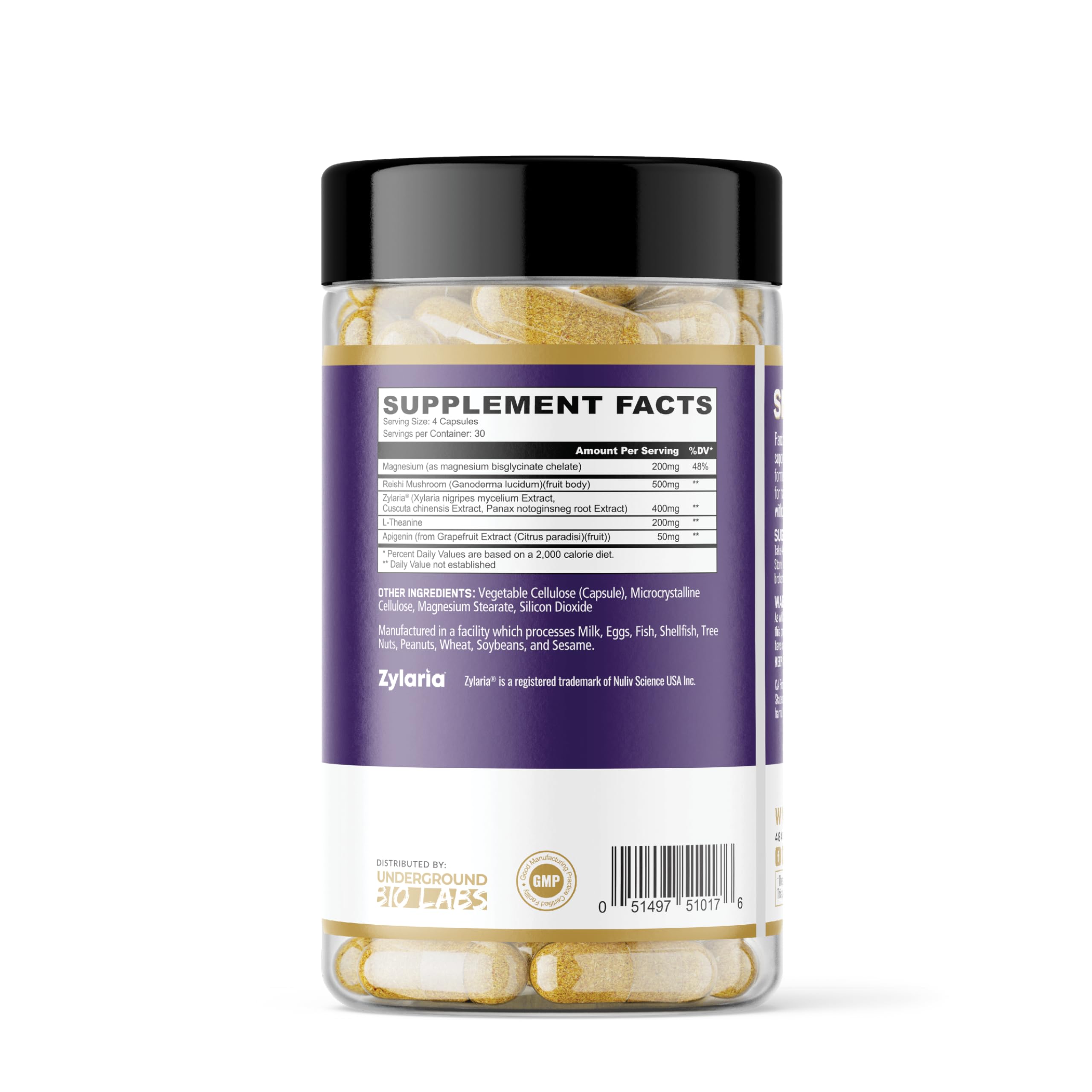 Lifestyle scene with Underground Bio Labs Panda Supps Snoozzzze capsules
