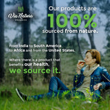 Lifestyle scene with Via Natura Organics Organic Ashwagandha capsules
